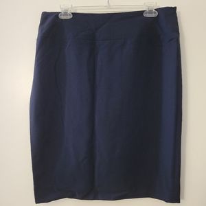 NAVY BLUE PENCIL SKIRT